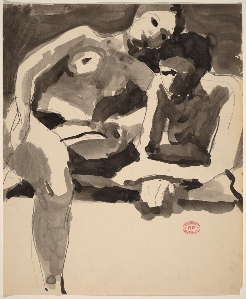 Untitled [two female nudes resting]