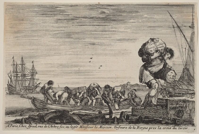 Title Page for "Views of the Ports of the Sea"