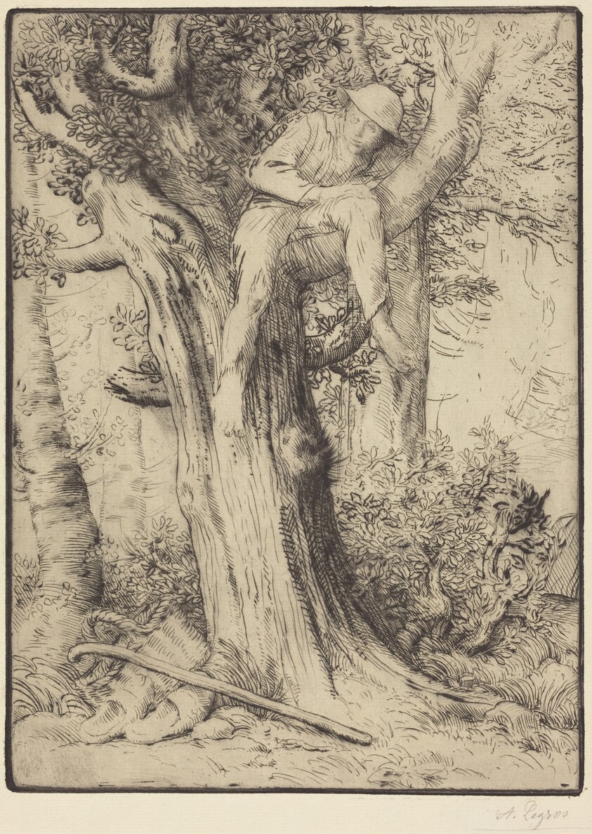 Landscape with a Boy in a Tree (Paysage avec un garcon grimpe sur un arbre, dite "Le denicheur d'oiseaux")