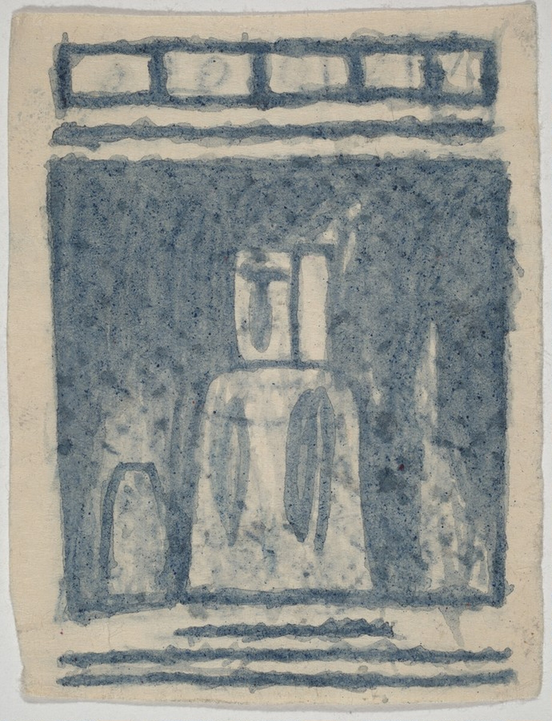 Untitled (Figure) [verso], James Castle, n.d.