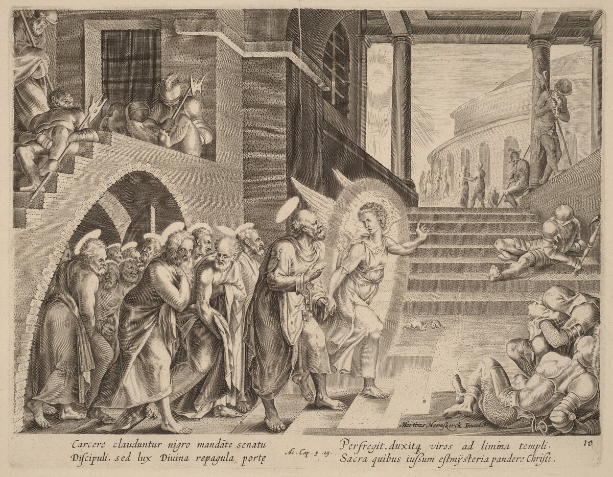 The Apostles Delivered from Prison by an Angel