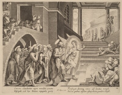The Apostles Delivered from Prison by an Angel