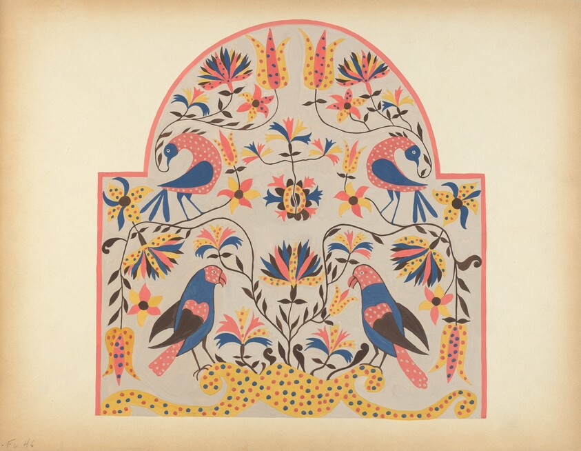 Study for Proposed Portfolio "Decorated Chests of Rural Pennsylvania"