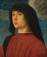 Portrait of a Young Man in Red, Giovanni Bellini, c. 1480