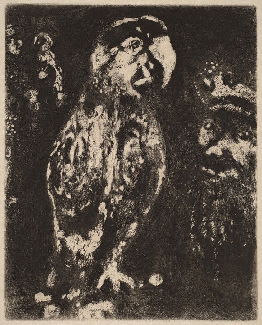 The Two Parrots, the King, and His Son