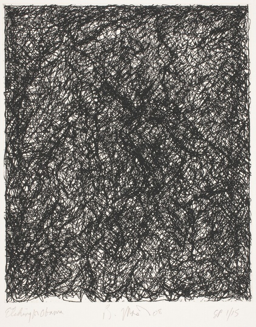 Etching for Obama from Artists for Obama