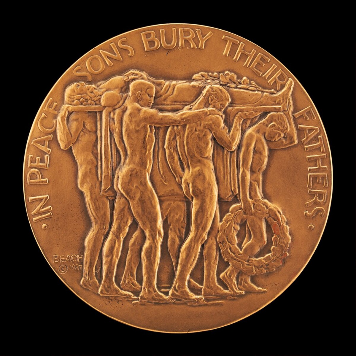 In Peace Sons Bury Their Fathers [obverse]