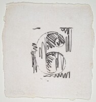 Small Figure 6 from 0-9 (Gray), Jasper Johns, 1963