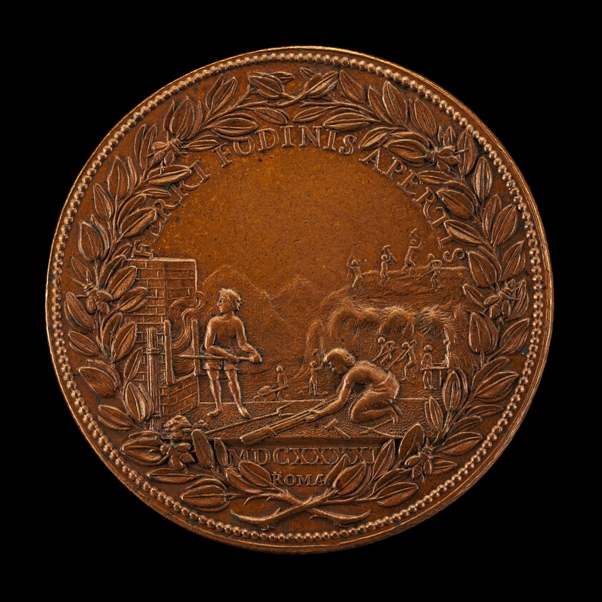 Mining Works on Monte Leone [reverse]