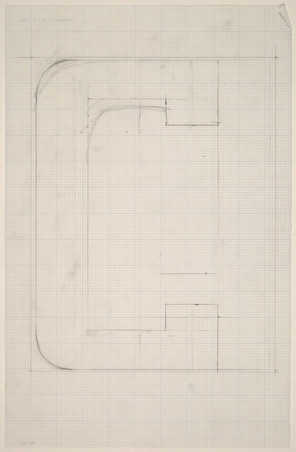 Sketch for "Building - Blocks for a Doorway" (C)