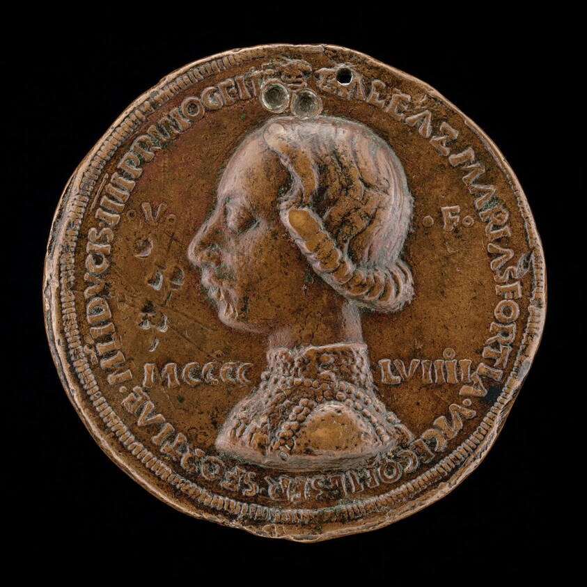 Galeazzo Maria Sforza, 1444-1476, 5th Duke of Milan 1466 [reverse]