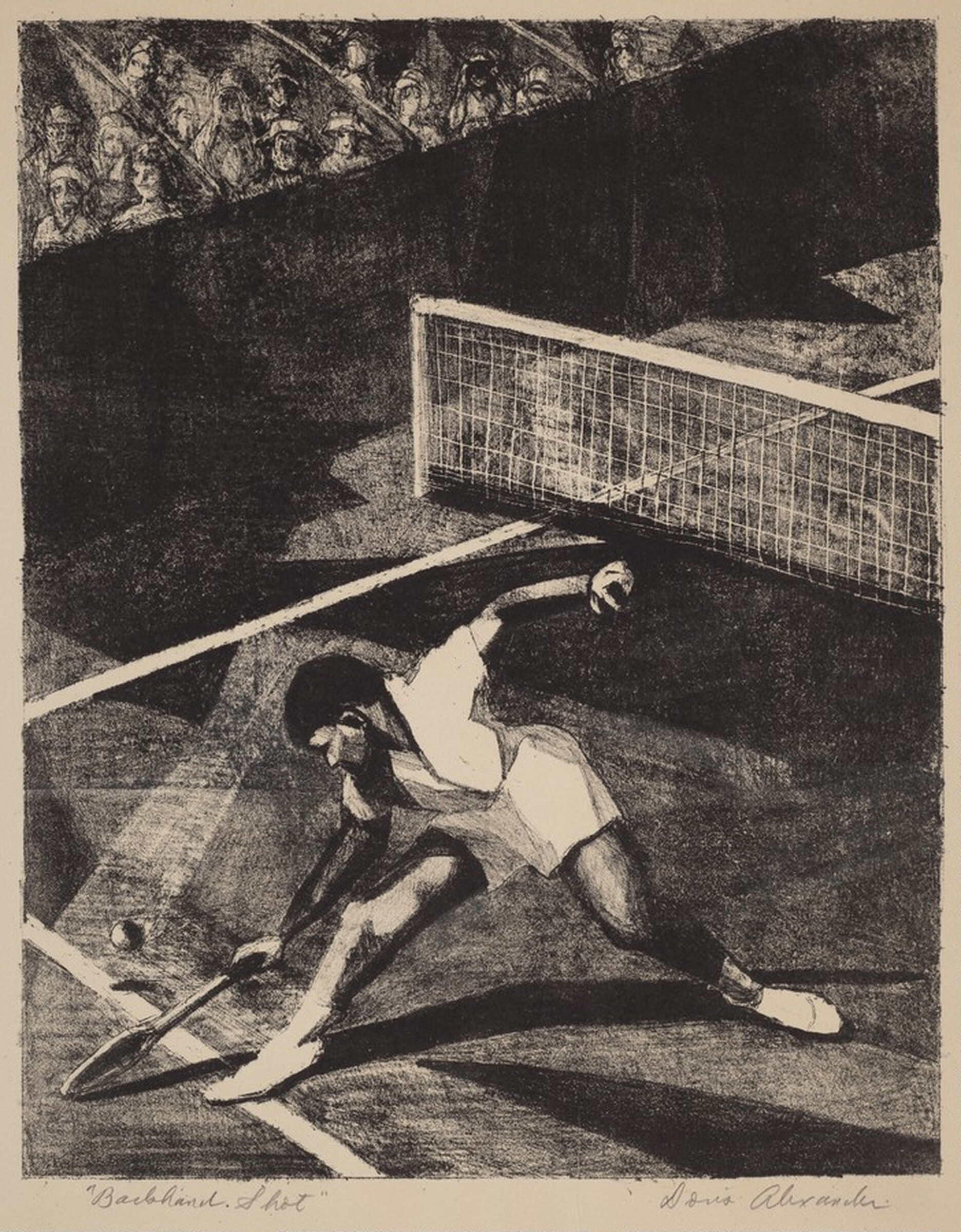 Back Hand Shot, Doris Alexander, 1950