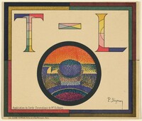 Application du Cercle Chromatique de Mr. Ch. Henry, Paul Signac, 1889