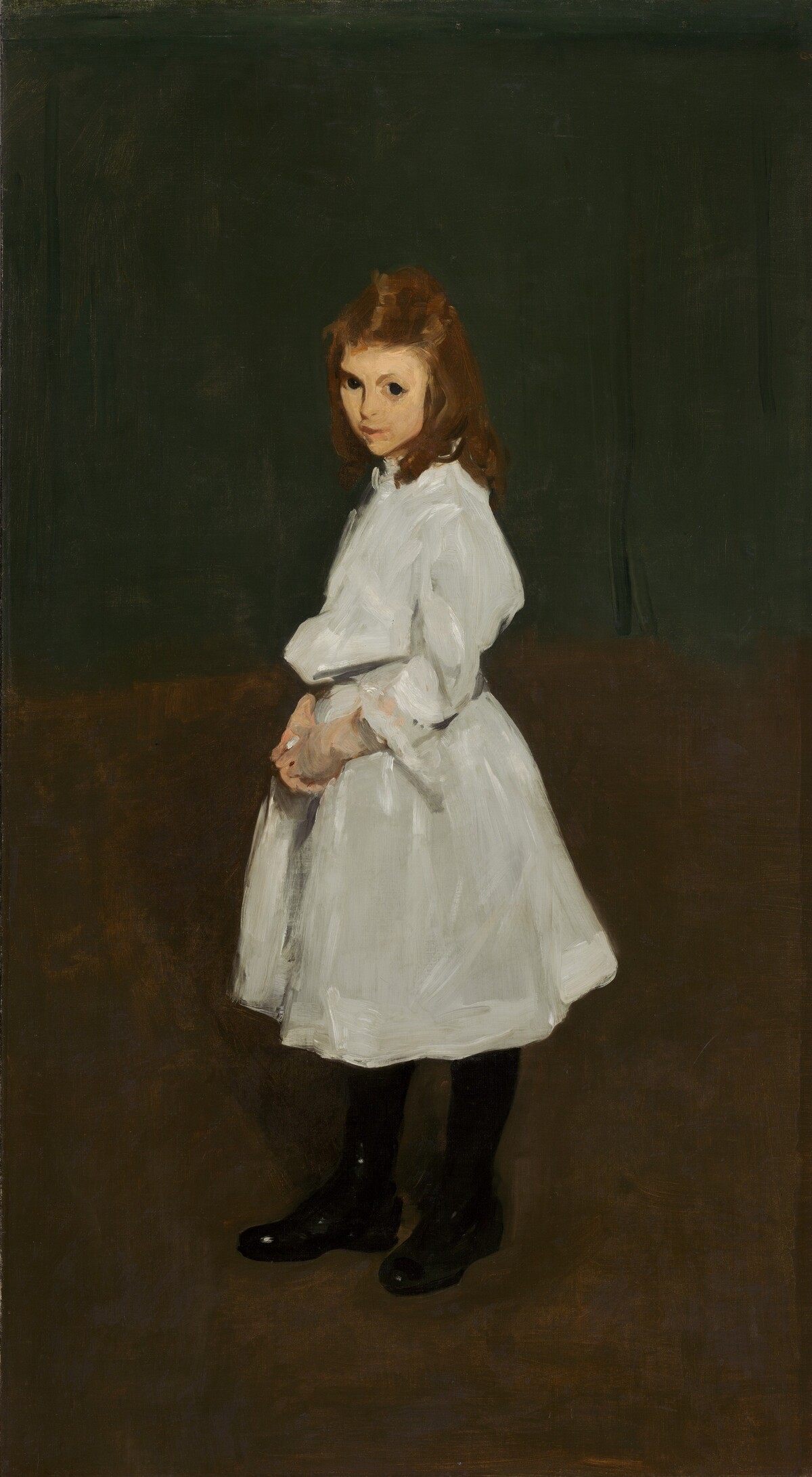 Little Girl in White (Queenie Burnett)