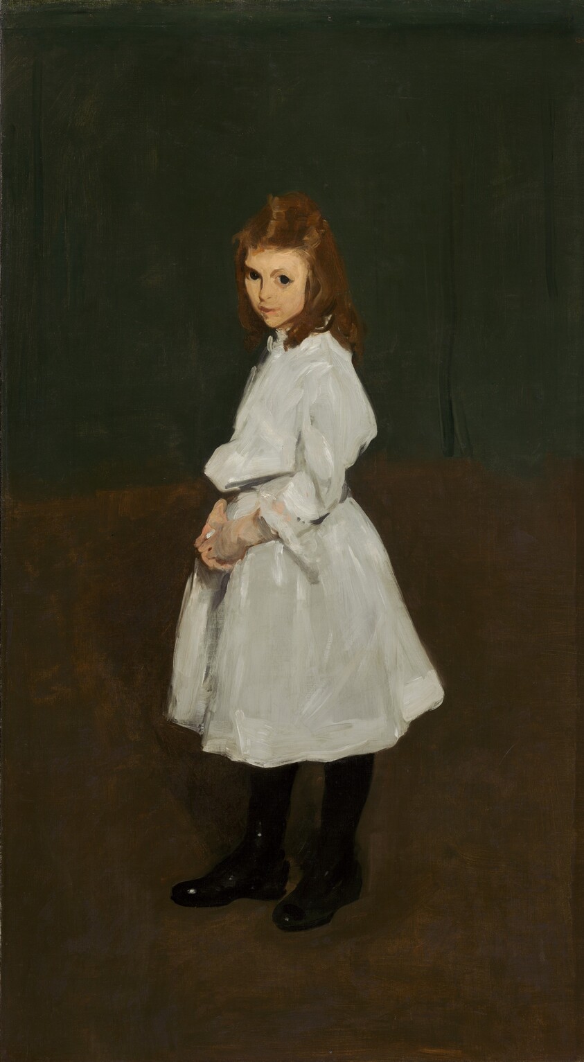 Little Girl in White (Queenie Burnett)