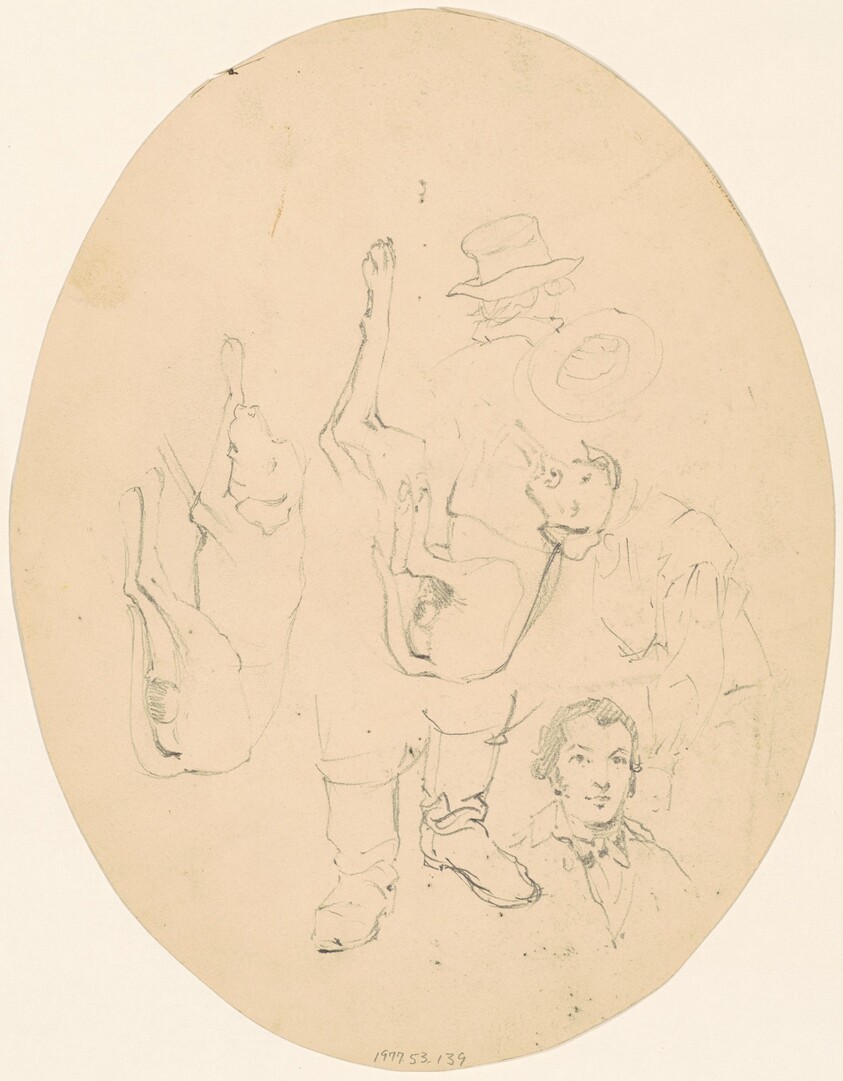 Studies of Dogs and Men [verso]