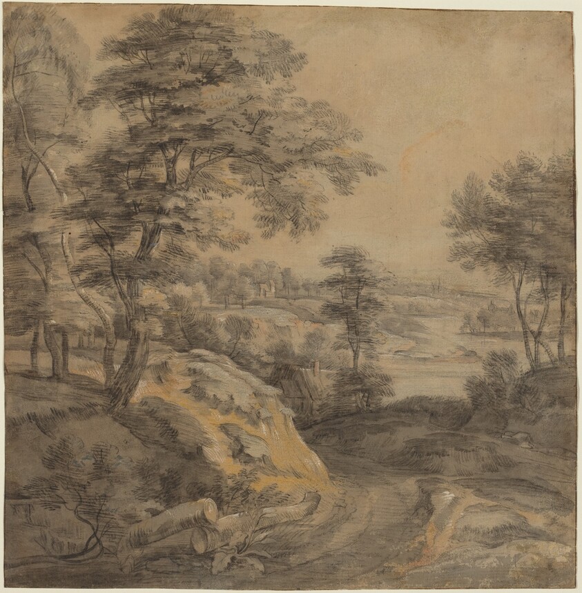 Wooded Landscape with a Road