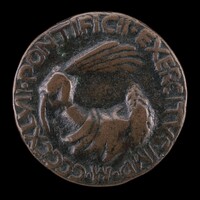 Emblem of Authority [reverse], Matteo de' Pasti, 1447