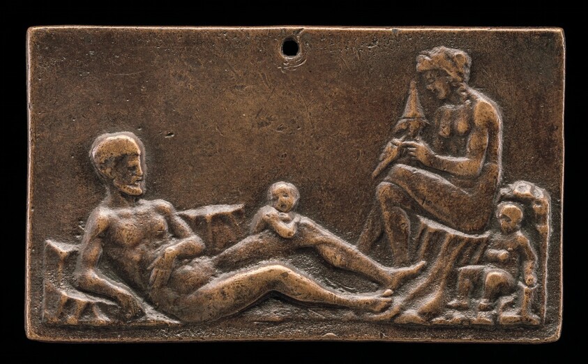 A Family Scene (Adam & Eve)