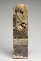 Seated Apostle, French 14th Century, 14th century