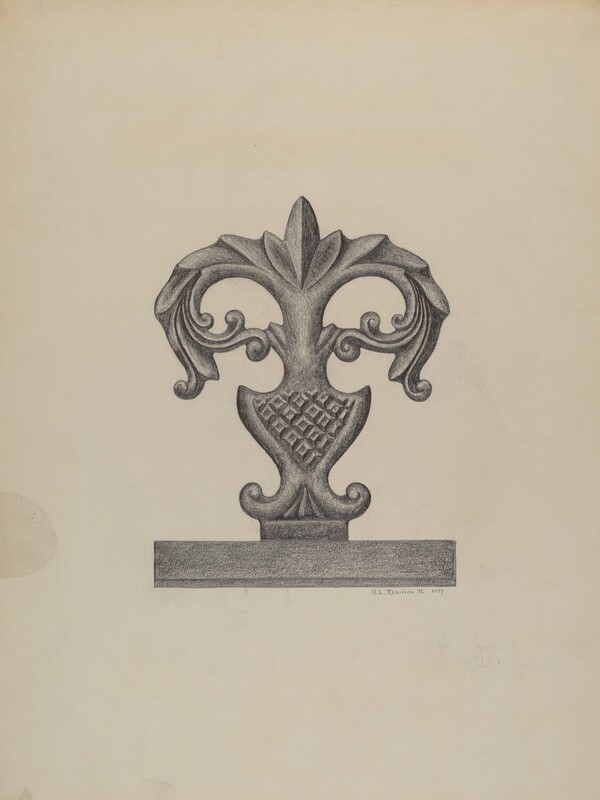 Cast Iron Fence Finial