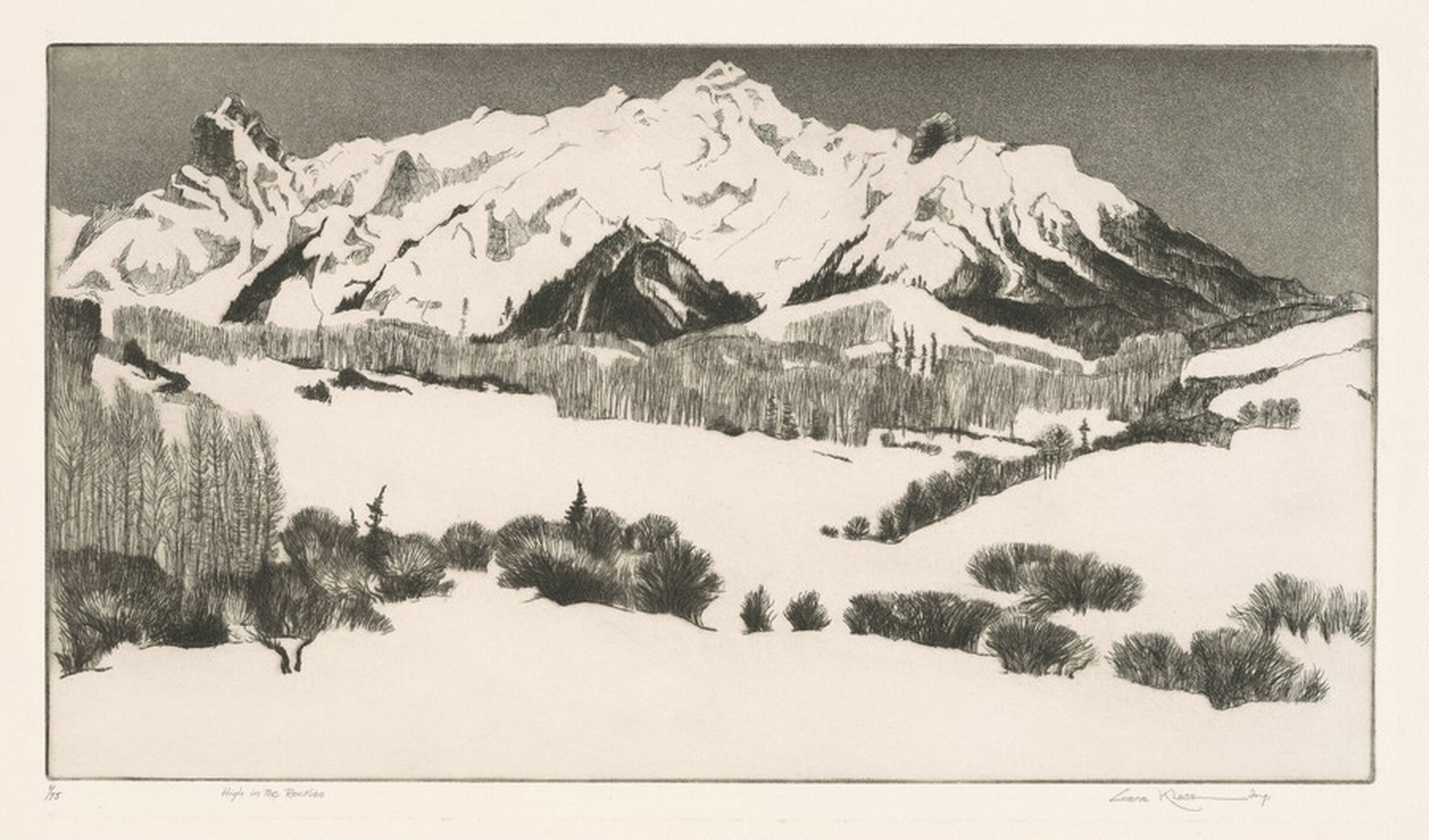 High in the Rockies, Gene Kloss, 1968