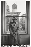 WM. Burroughs, loft window 33 Greene Street New York, December 16, 1986., Allen Ginsberg, 1986, printed 1996