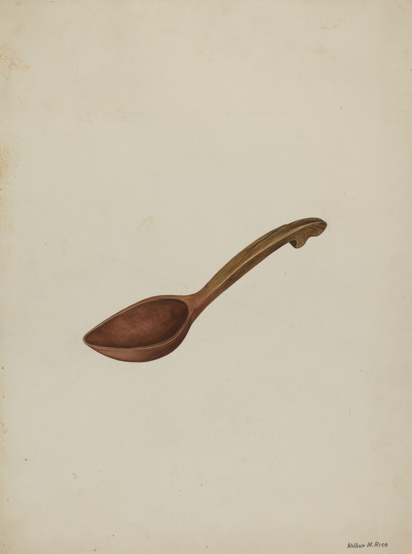 Oval Wooden Spoon