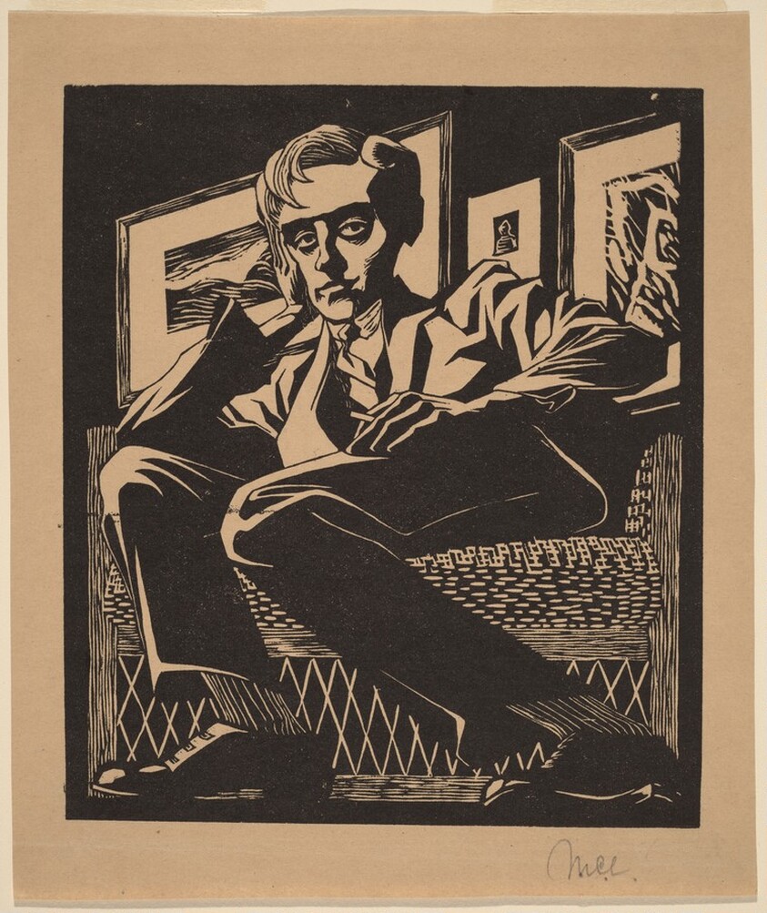 Self-Portrait in a Chair