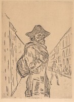 The Beggar (Tiggeren), Edvard Munch, 1908