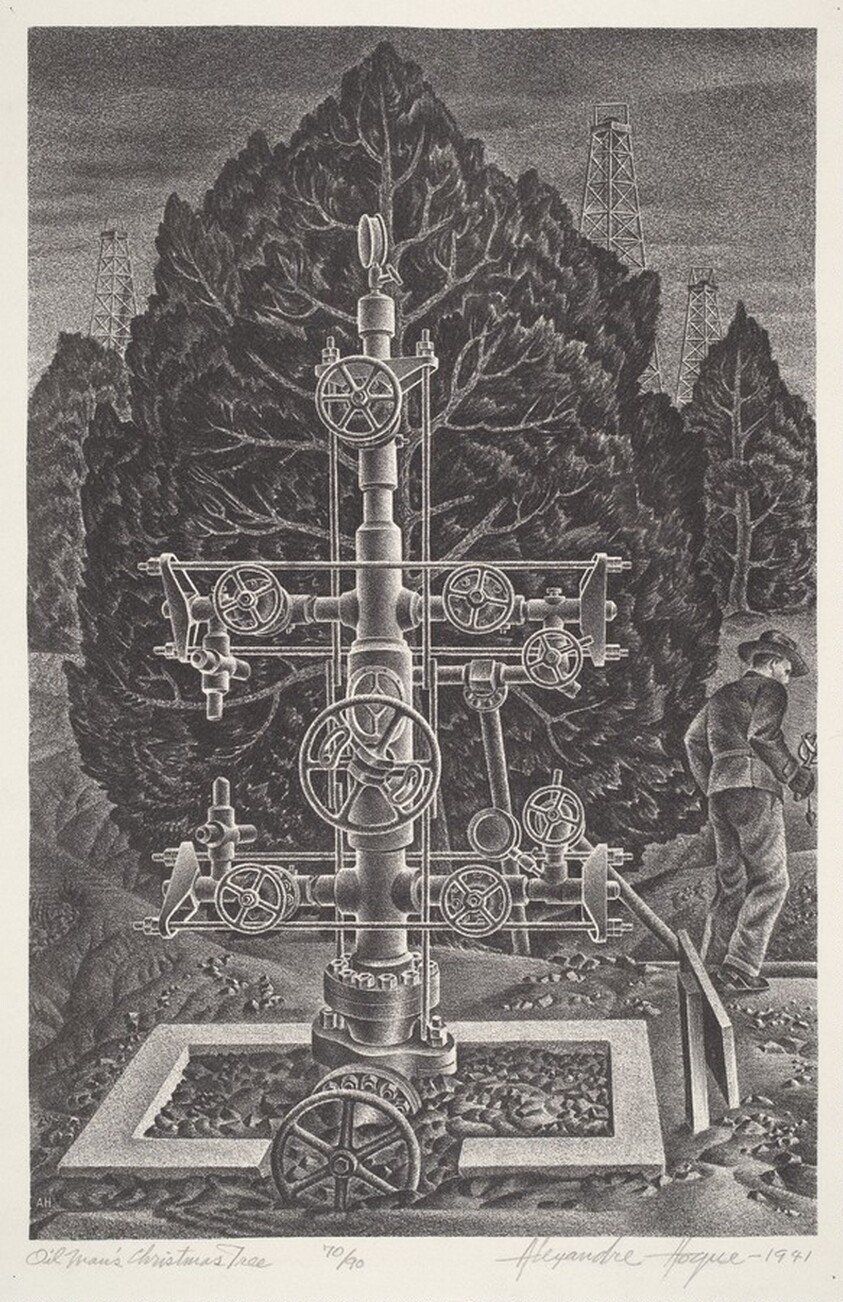 Oil Man's Christmas Tree