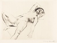 Liegender Weiblicher Akt I (Reclining Female Nude I), Lovis Corinth, 1912
