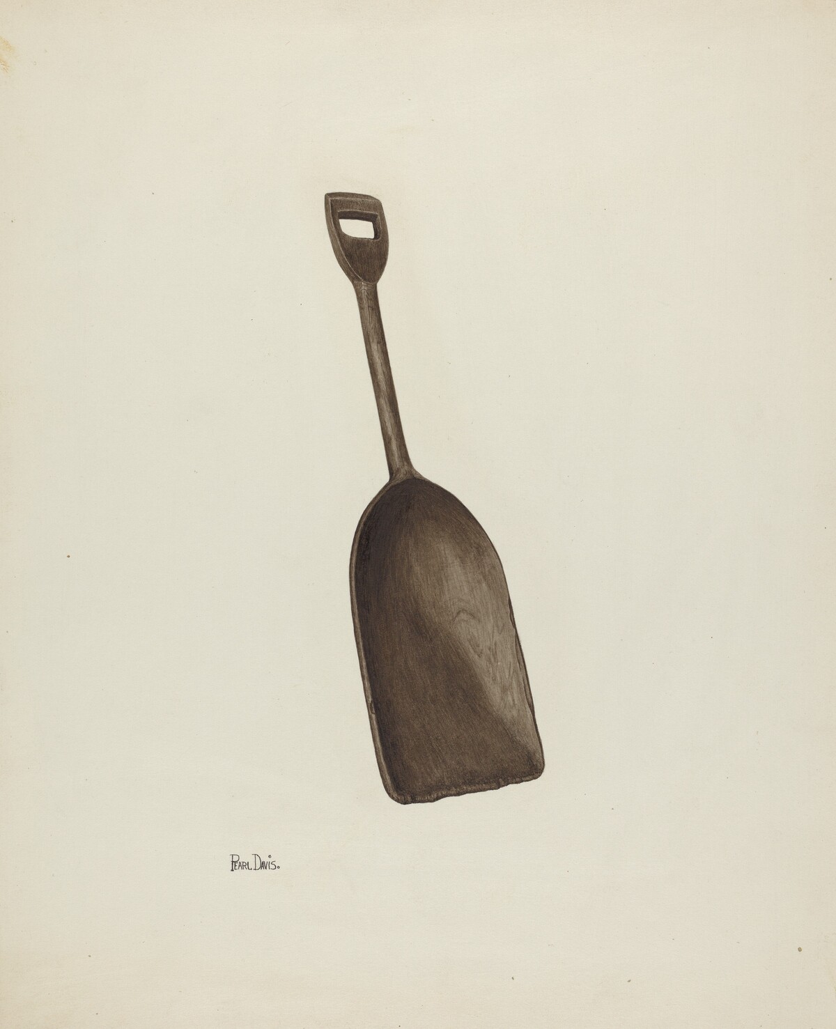 Wooden Grain Shovel