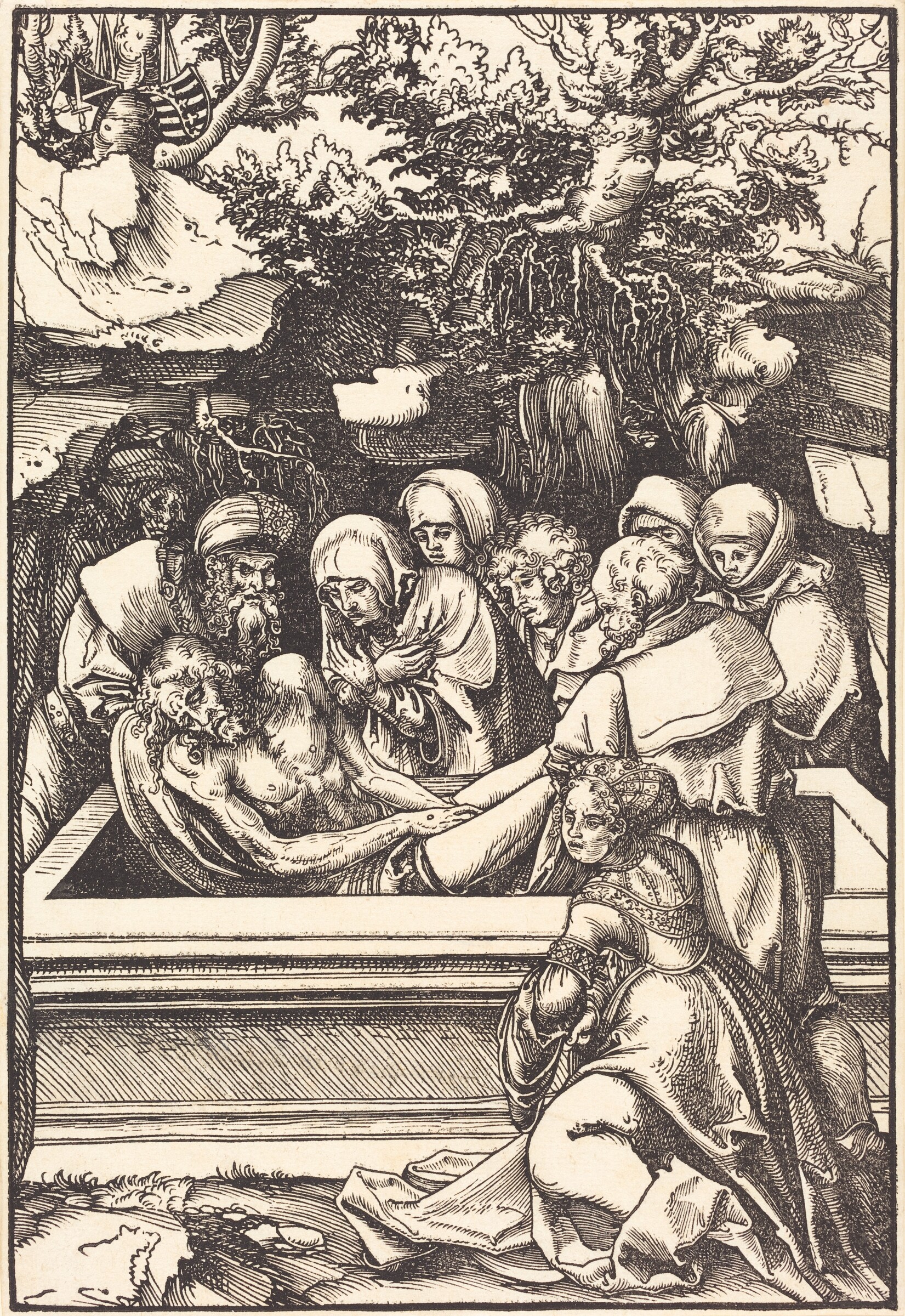 The Entombment, Lucas Cranach the Elder, in or before 1509