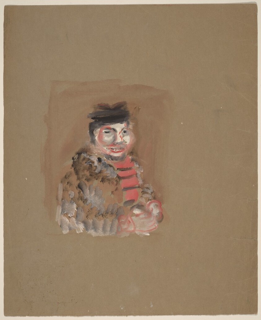 Portrait of a Man Wearing a Black Hat