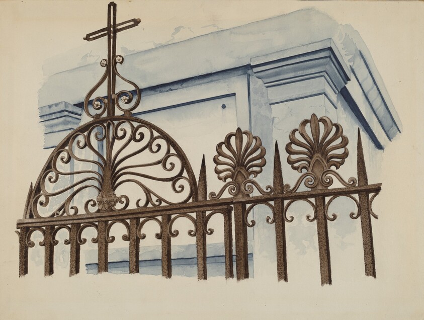 Cast and Wrought Iron Ornament