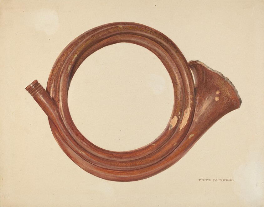 Zoar Pottery Assembly Horn