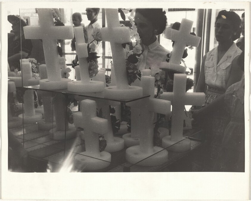 Styrofoam crosses--Iowa