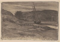 Stranded, William Morris Hunt, 1875