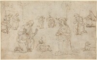 The Adoration of the Shepherds, Pietro Perugino, c. 1517