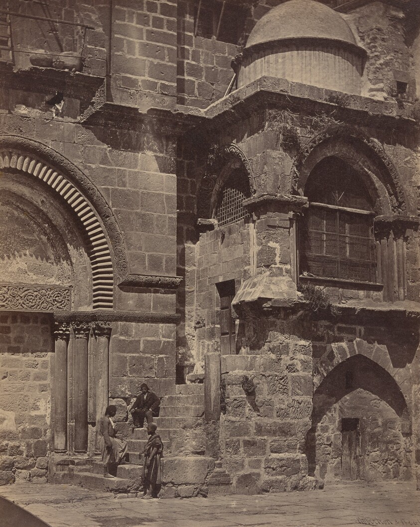 Porch of the Church of the Holy Sepulchre, Jerusalem