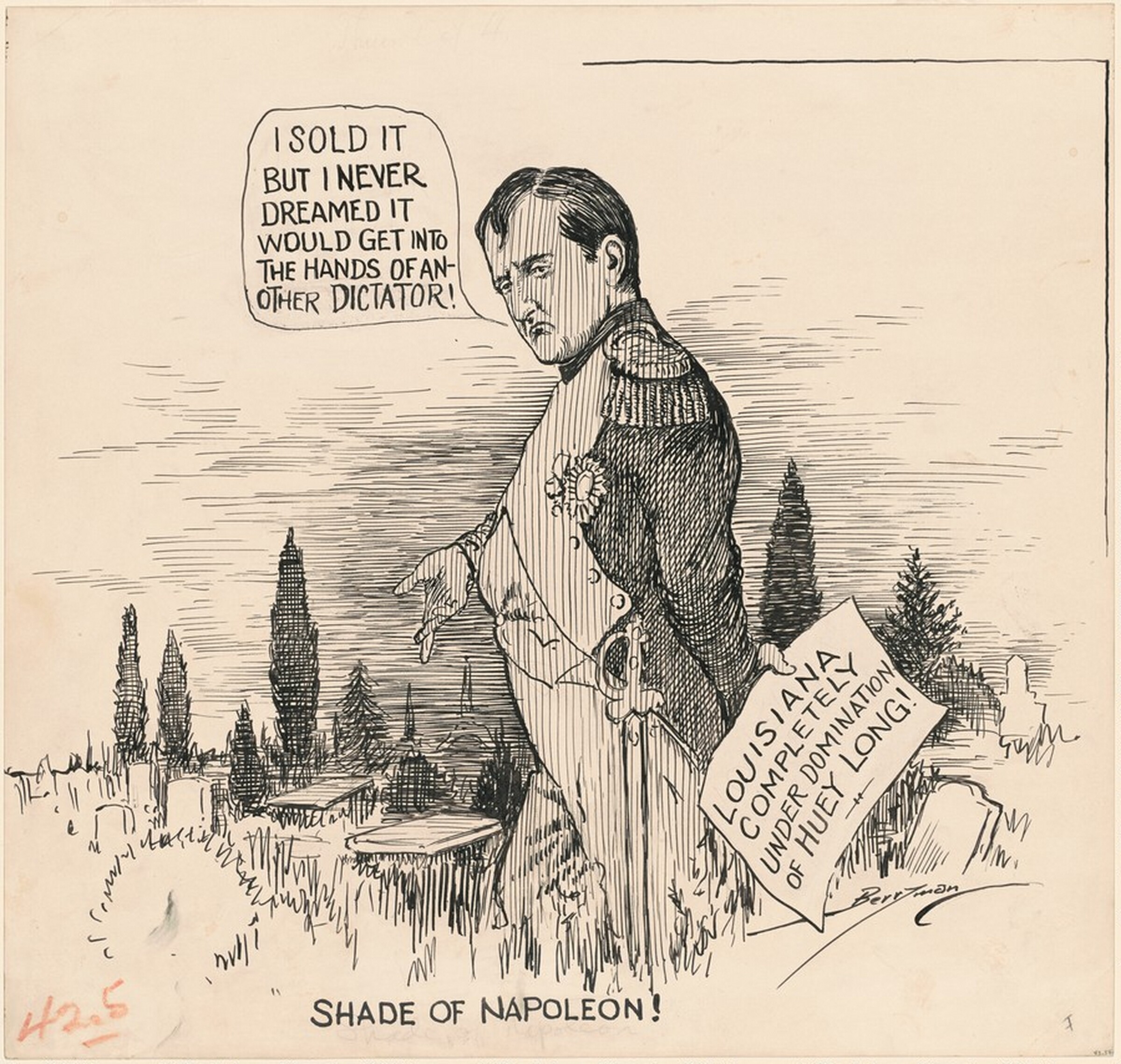 Shade of Napoleon, Clifford Kennedy Berryman, c. 1935