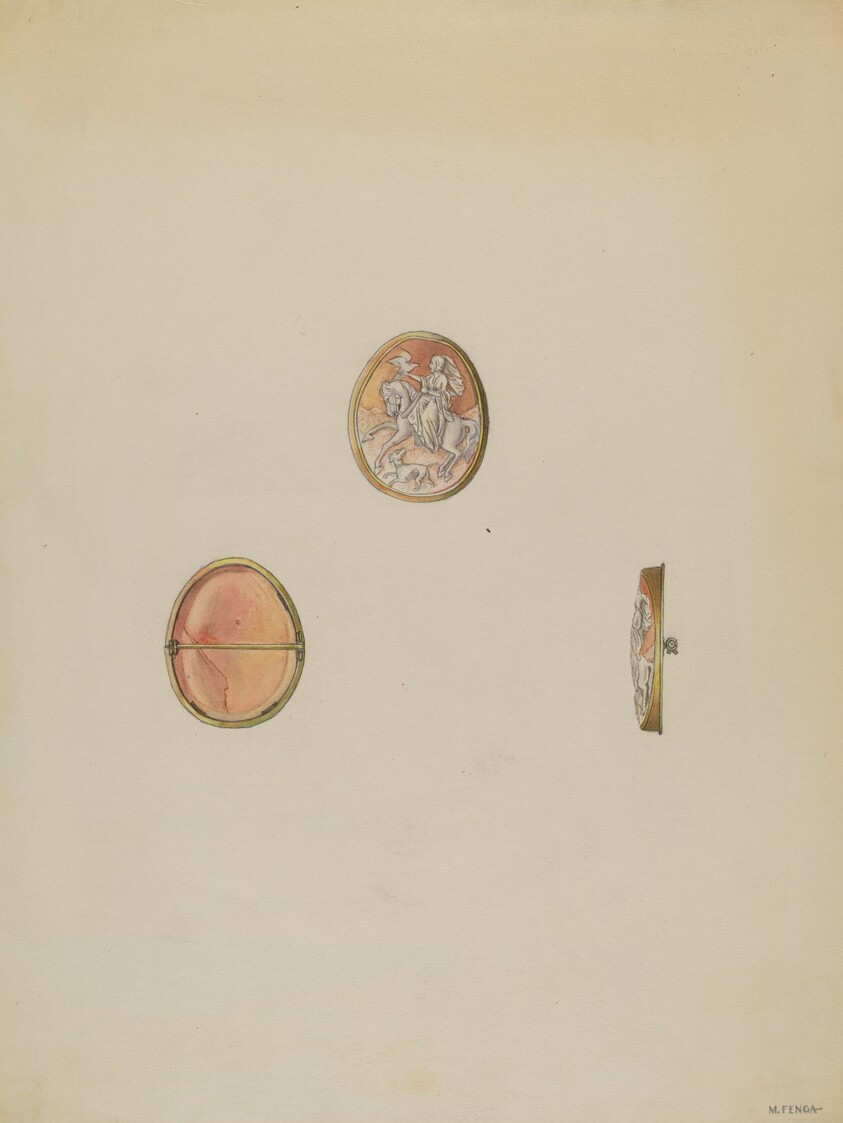 Cameo Brooch