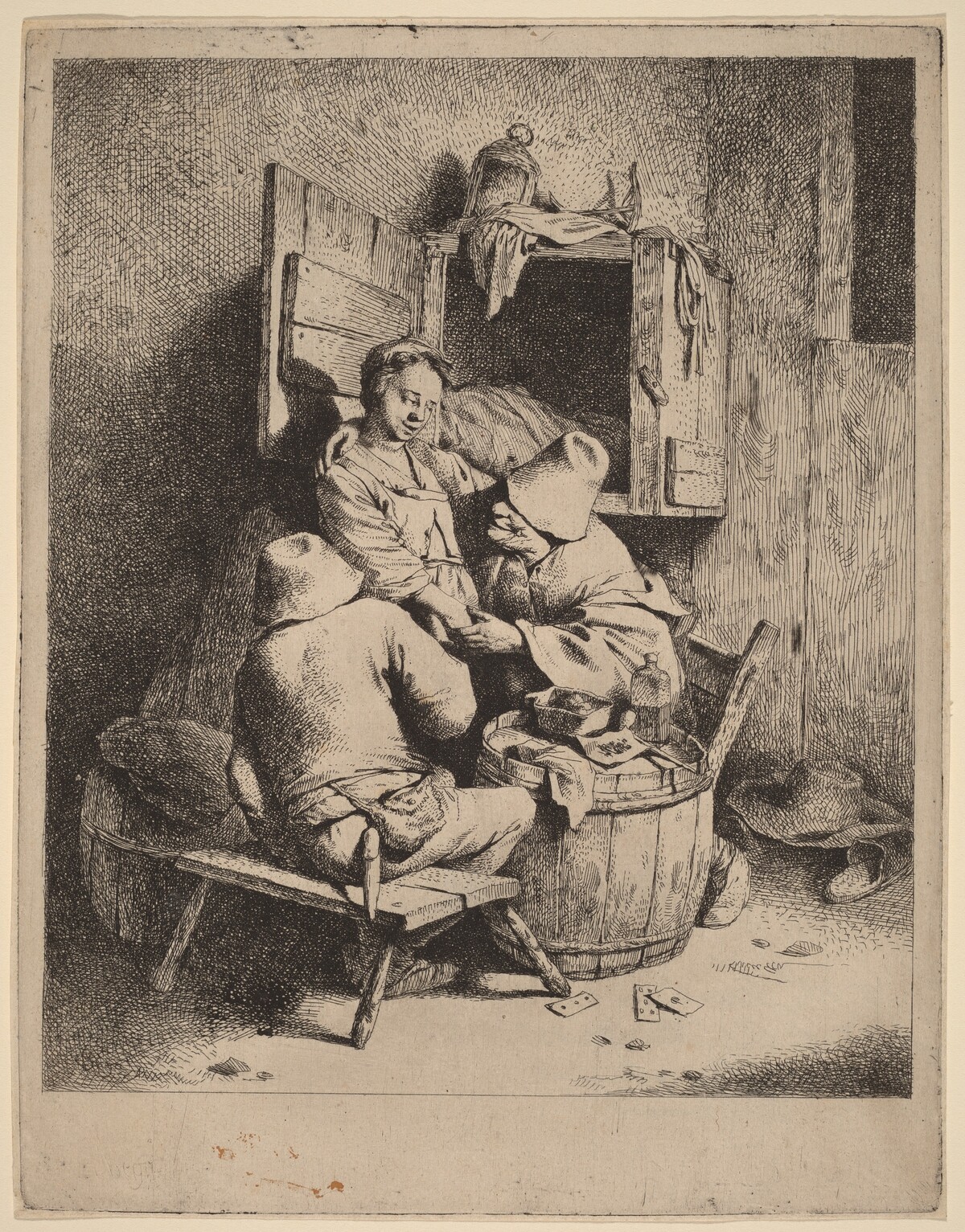 The Flirtation of a Young Innkeeper