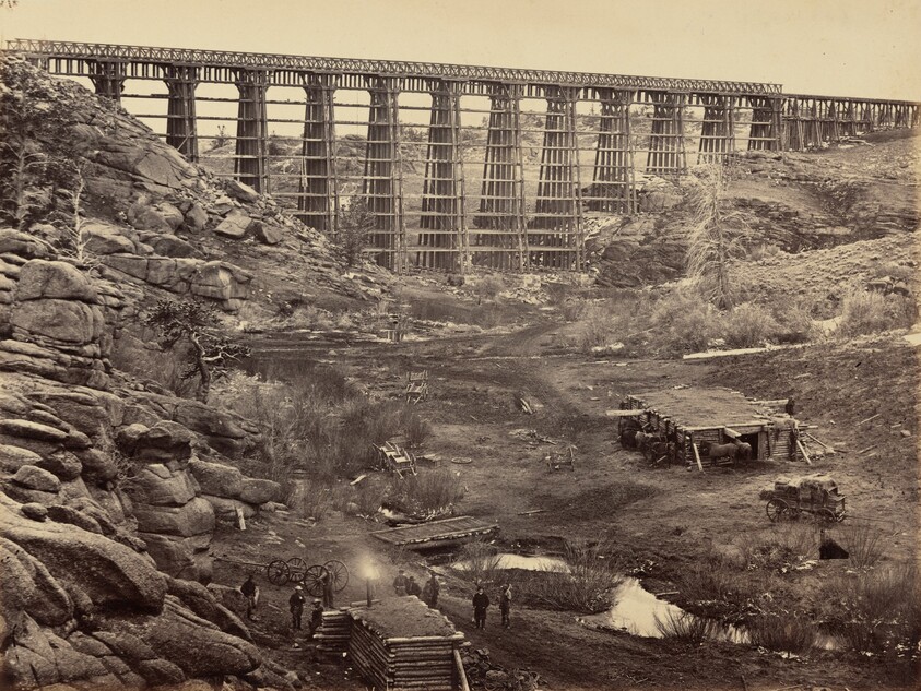 Plate 8. Dale Creek Bridge, from Above