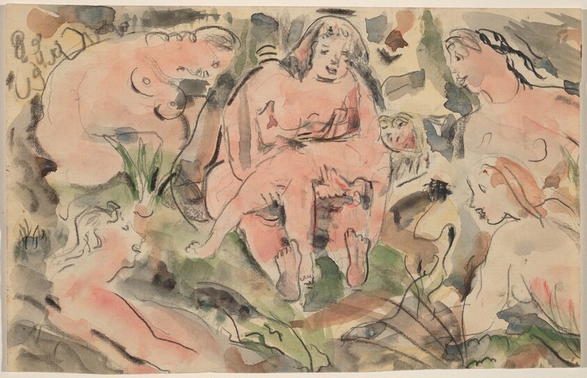 Grouping, Nude Figures