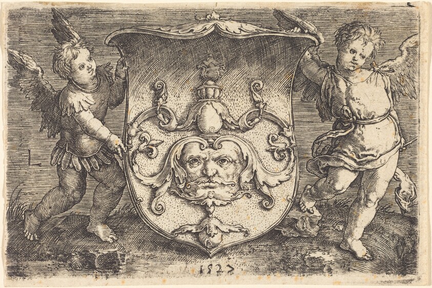 Shield with Mascaron