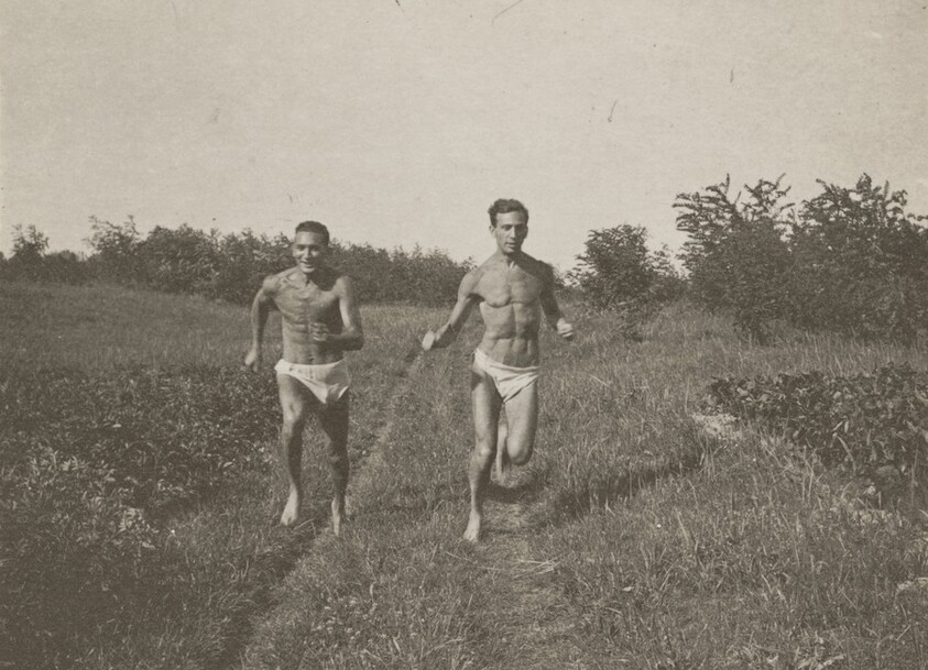 Self-Portrait with Jeno Kertész