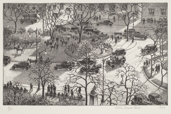 Entrance to Central Park, NYC