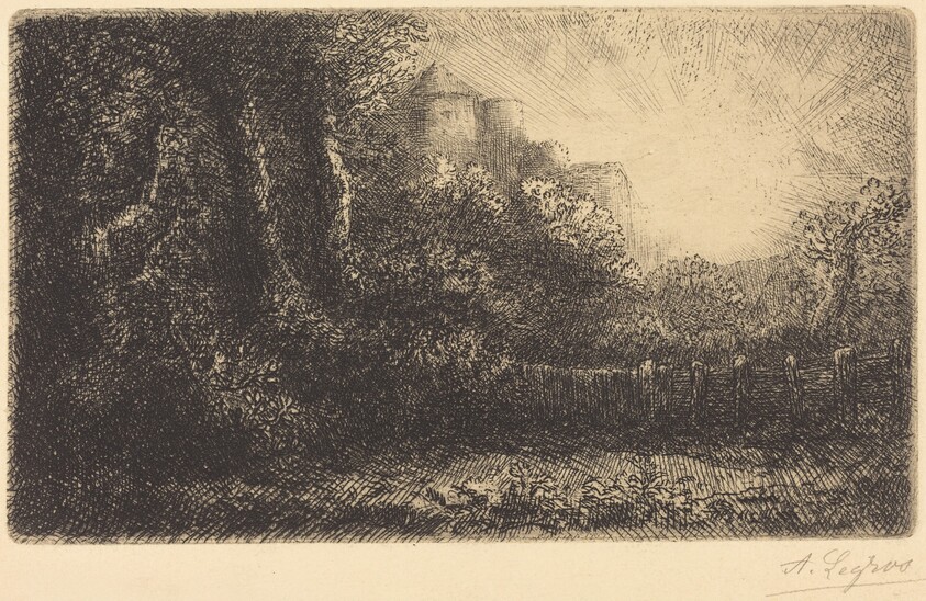 View of a Chateau (Chateau de Poillet)